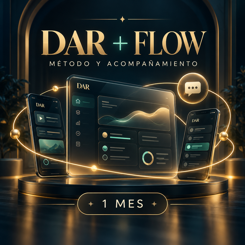 DAR + Flow · Método y acompañamiento · 1 mes